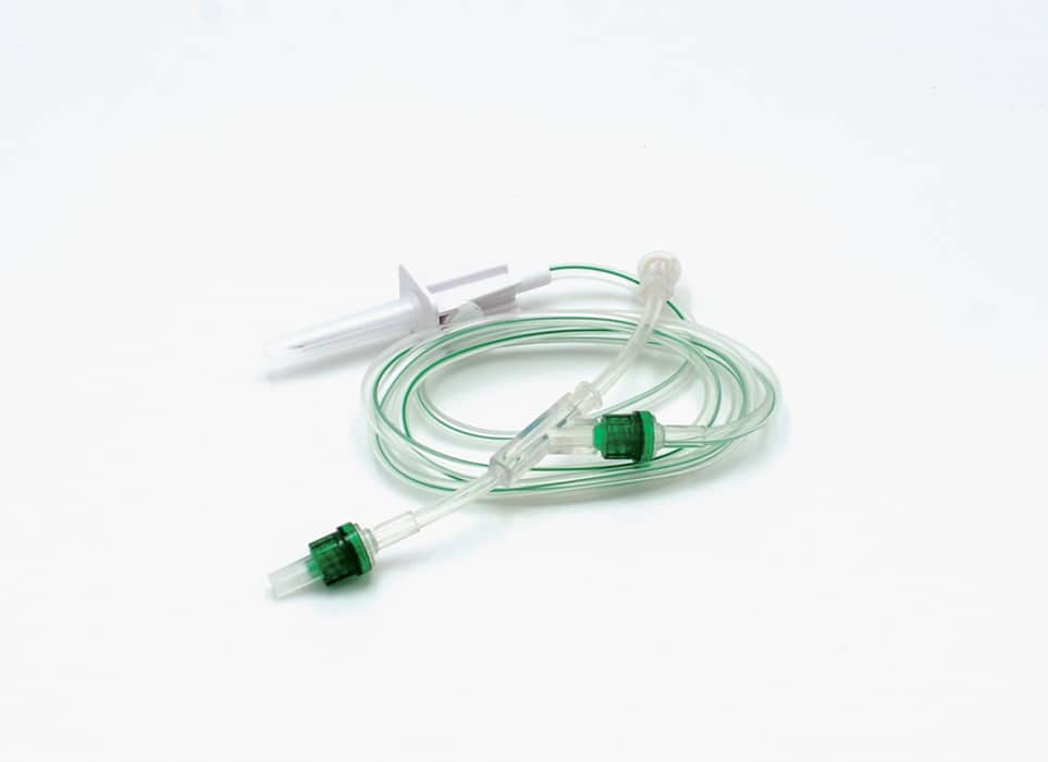 ES 223 Schlauchsystem mit Spike, Verbrauchsmaterial für Computertomographie (CT)