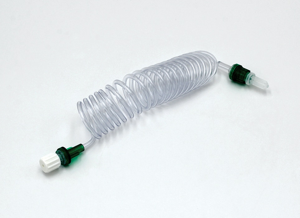 Spiralschlauch 150cm mit 2 Ventilen, Verbrauchsmaterial für CT und MRT