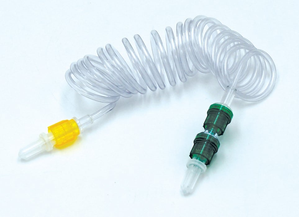 SUre Patientenschlauch Spiralschlauch der Medtron AG mit einer Länge von 150 cm