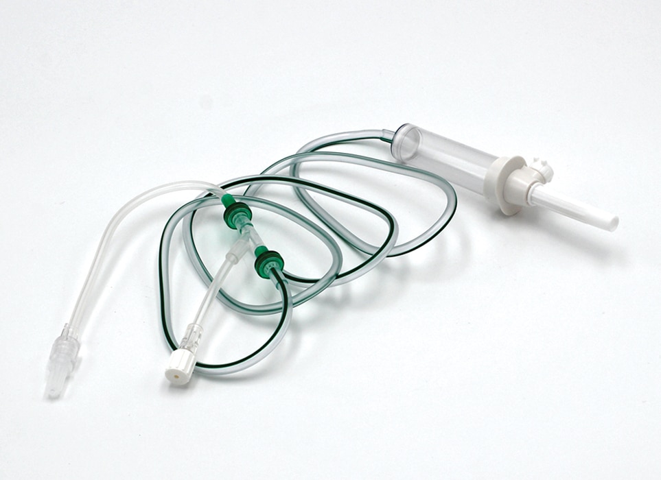 EK 223 Schlauchsystem mit Tropfkammer, Verbrauchsmaterial für Computertomographie (CT)