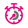 Icon Stoppuhr für Zeiterfassung