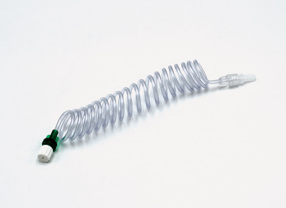 Spiralschlauch 150cm mit Ventil, Verbrauchsmaterial für CT und MRT