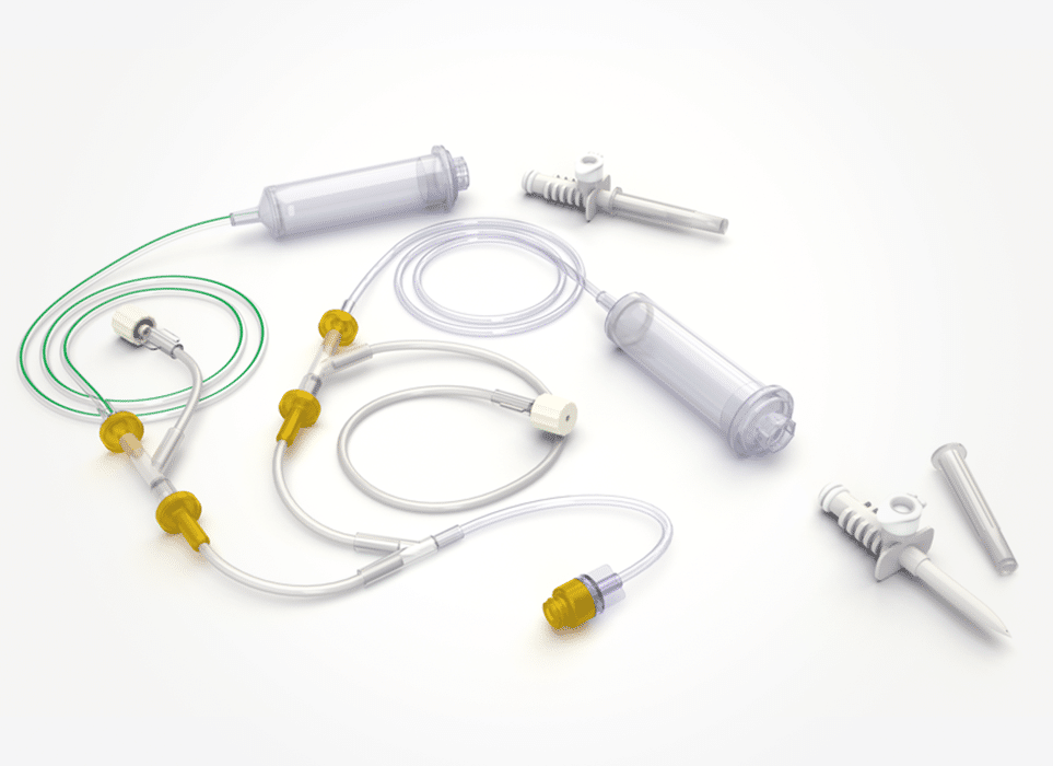 Day Safe Füllschlauch-D, Verbrauchsmaterial für CT und MRT zur Mehrfachverwendung bis zu 24 Stunden