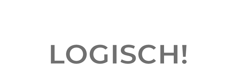 Schriftzug LOGISCH!